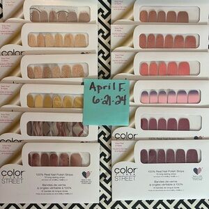 Color Street Lot of 12 sets brand new unopened